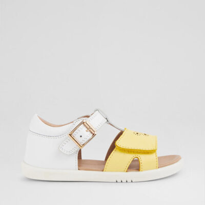 Iw Haven Toddler White Pale Banana Leather Sandals