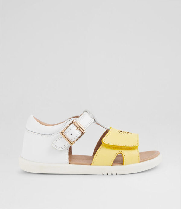 Iw Haven Toddler White Pale Banana Leather Sandals