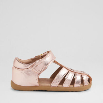 Su Chelsea Infant Rose Gold Leather Sandals