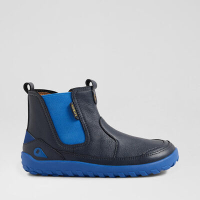 Kp Trail Navy Leather Ankle Boots