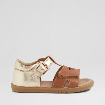 Iw Haven Toddler Gold Caramel Leather Sandals
