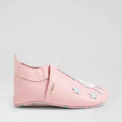 Ss Wander Blossom Leather Flat Shoes