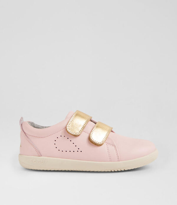 Kp Grass Court Ballet Pink Leather Flat Shoes