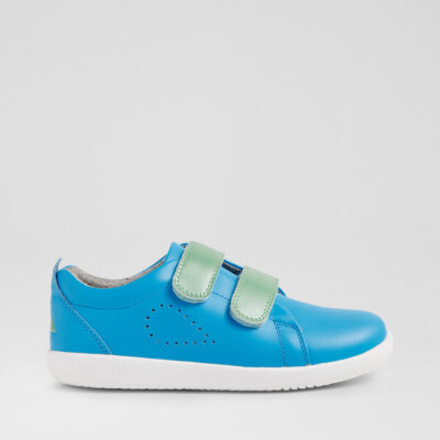 Kp Grass Court Brilliant Blue Leather Flat Shoes
