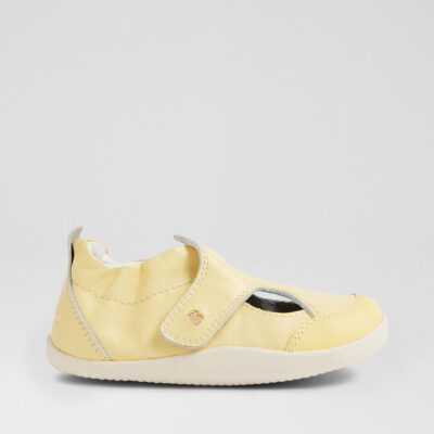 Xp Breeze Pale Banana Leather Flat Shoes