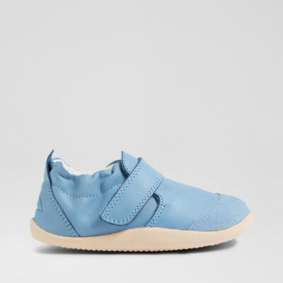 Xp Marvel Dusk Blue Leather Flat Shoes