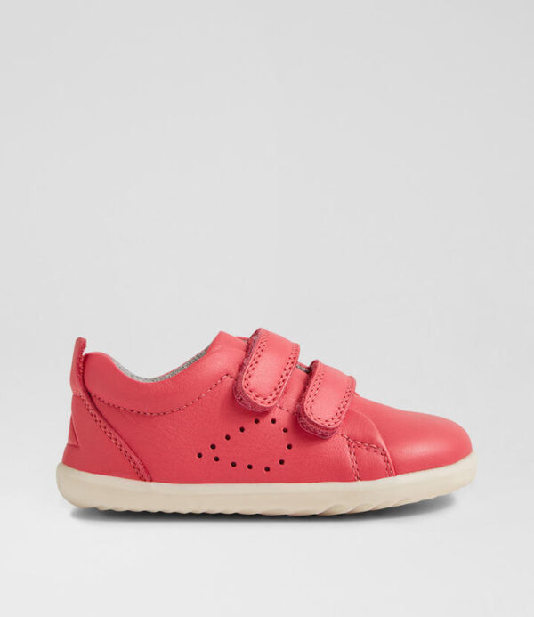 Su Grass Court Infant Radiant Raspberry Leather Flat Shoes