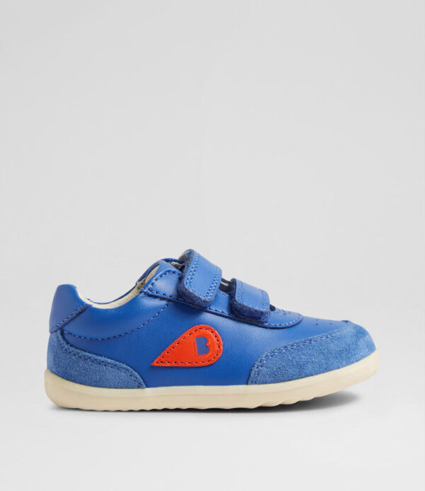 Su Champ Infant Olympian Blue Leather Sneakers