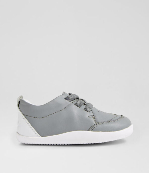Xp Sport Griffin Grey White Leather Flat Shoes