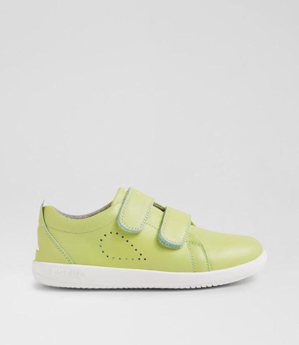 Kp Grass Court Shadow Lime Leather Flat Shoes