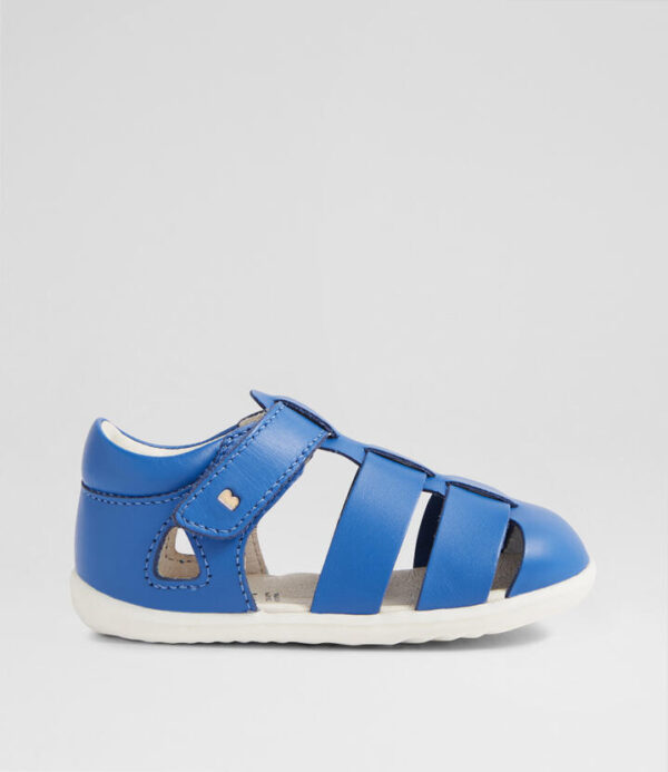 Su Tidal Infant Olympian Blue Leather Flat Shoes