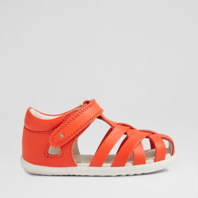 Su Tropicana 2 Infant Tangerine Leather Flat Shoes