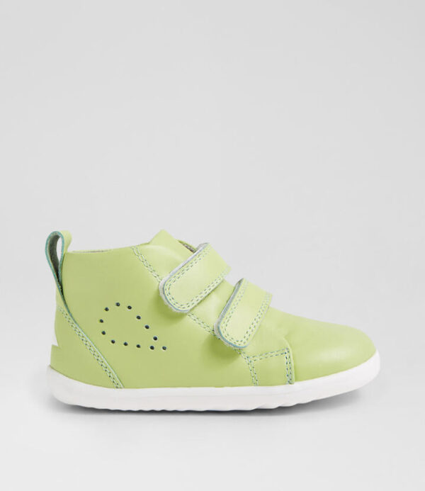 Su Grass Court High Infant Shadow Lime Leather Ankle Boots