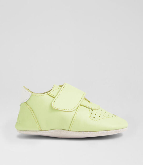 Ss Riley Mini Infant Shadow Lime Leather Flat Shoes