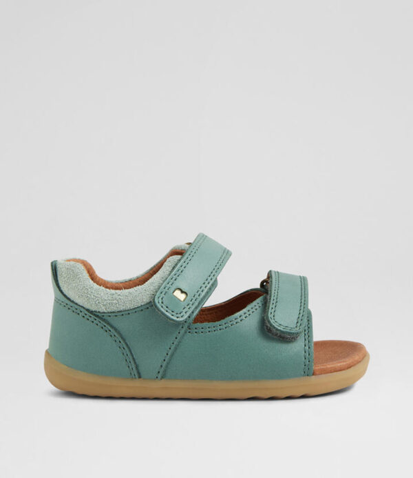 Su Driftwood Infant Iceberg Green Leather Sandals