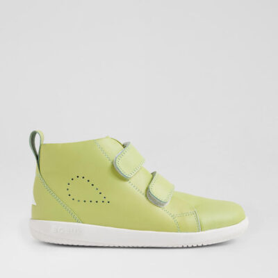 Kp Grass Court High Junior Shadow Lime Leather Ankle Boots