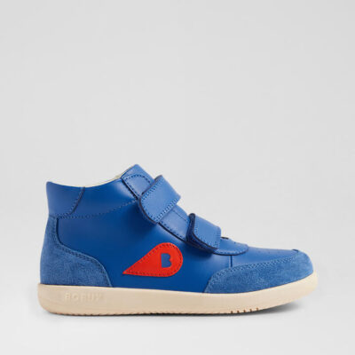 Kp Champ Junior High Olympian Blue Leather Ankle Boots