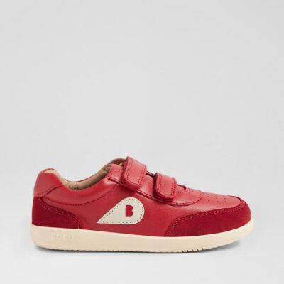 Kp Champ Junior Pompeian Red Leather Flat Shoes