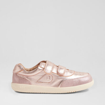 Kp Champ Junior Rose Gold Leather Flat Shoes