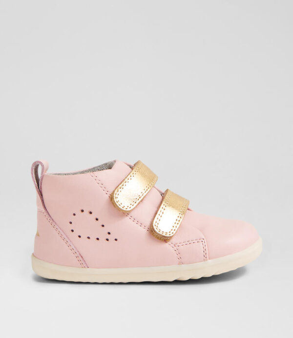 Su Grass Court High Infant Ballet Pink Leather Ankle Boots