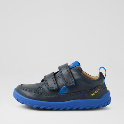 Su Dawn Infant Navy Leather Flat Shoes