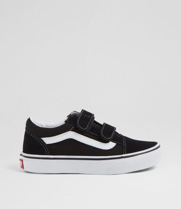 Old Skool Junior Black White Canvas Sneakers