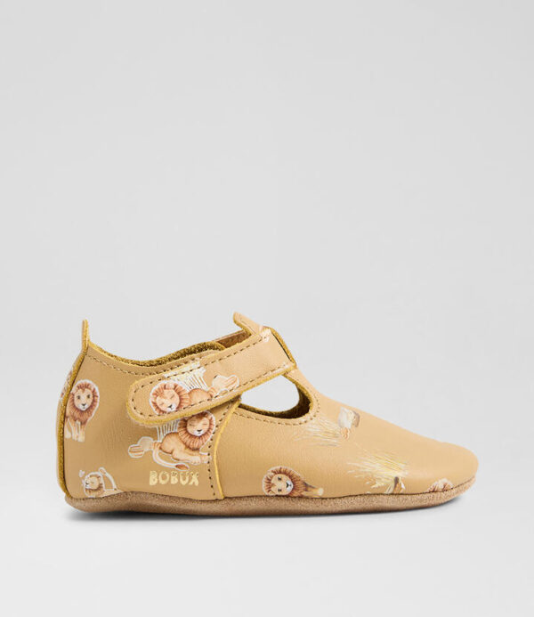Ss Roar T Bar Infant Taffy Multi Leather Flat Shoes