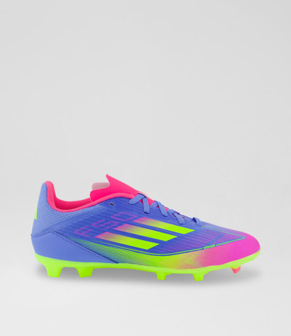 F50 Junior Blue Yellow Pink Sneakers