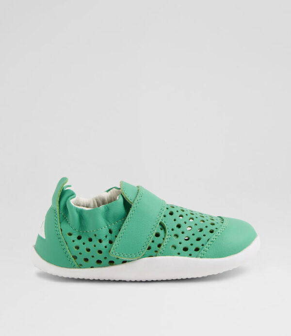 Xp Go Punch Infant Winter Green Leather Flat Shoes