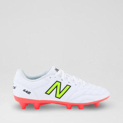 442 Junior White Black Mesh Sneakers
