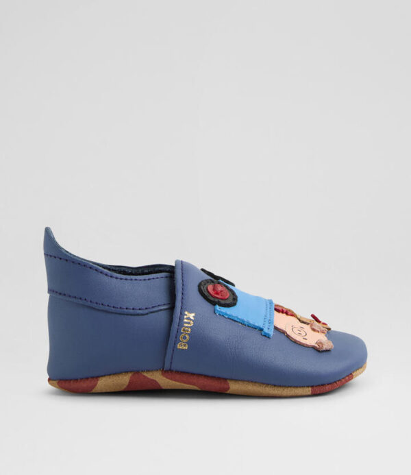 Ss Rusty Ride Infant Blue Indigo Leather Flat Shoes