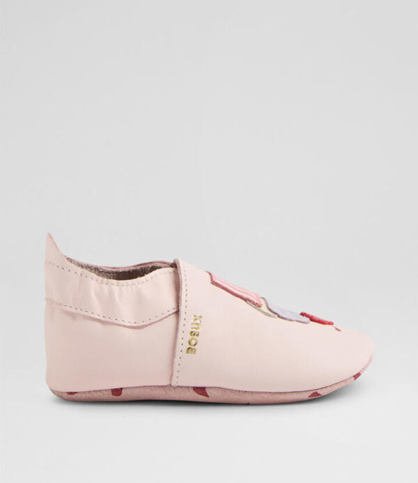 Ss Cupcakes Infant Heavenly Pink Leather Flat Shoes