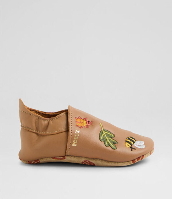 Ss Bugtopia Infant Caramel Leather Flat Shoes