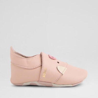 Ss Peggy Cameo Infant Rose Leather Flat Shoes