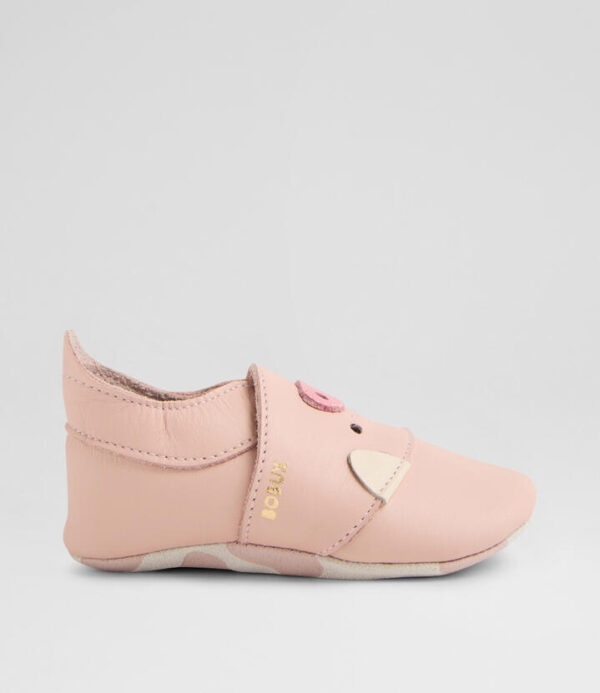 Ss Peggy Cameo Infant Rose Leather Flat Shoes
