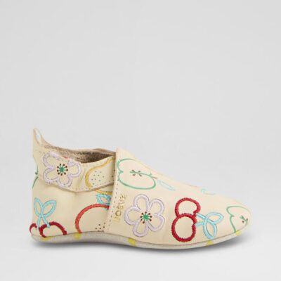 Ss Tutti Frutti Infant White Swan Leather Flat Shoes