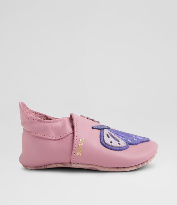 Ss Athalia Infant Lilas Leather Flat Shoes