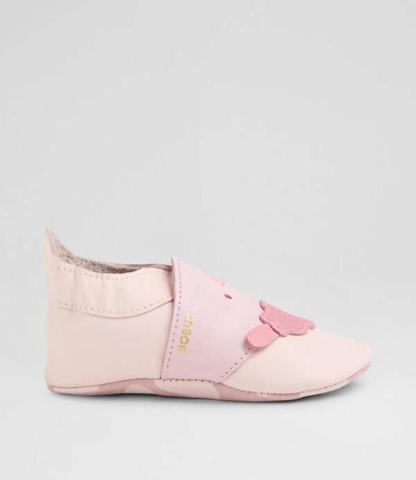 Ss Binky Sheep Infant Heavenly Pink Leather Flat Shoes