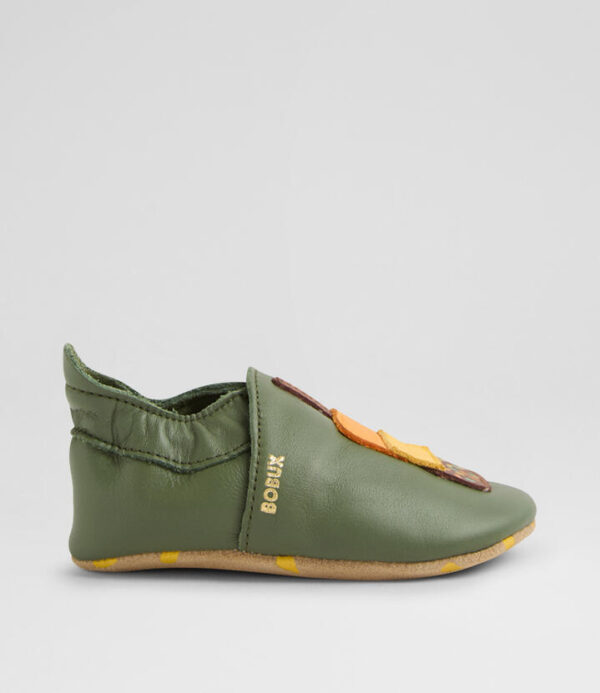 Ss Icelolly Infant Chive Leather Flat Shoes