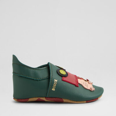 Ss Rusty Ride Infant Forest Leather Flat Shoes