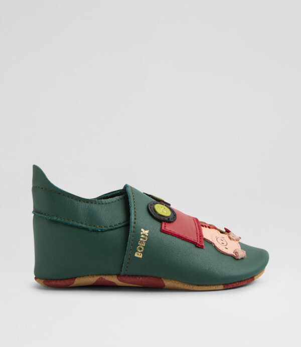 Ss Rusty Ride Infant Forest Leather Flat Shoes