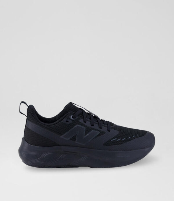 625 Youth Black Mesh Sneakers