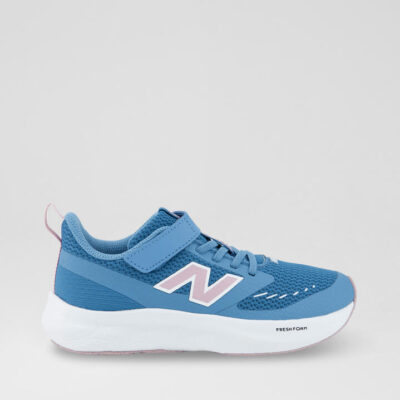 625 Junior Blue White Pink Mesh Sneakers