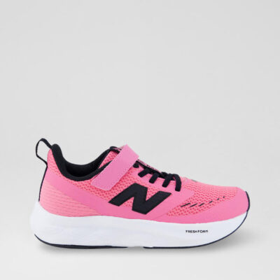 625 Junior Pink White Black Mesh Sneakers
