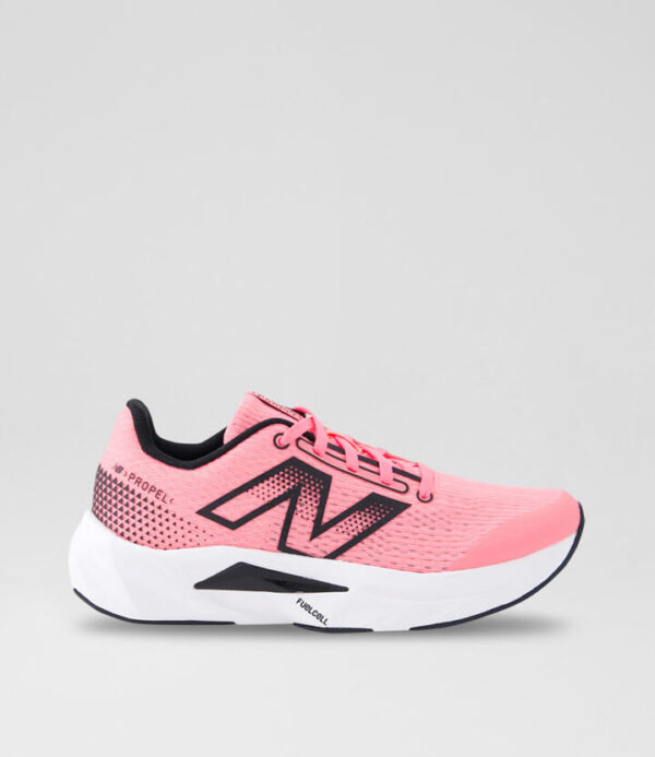 Propel Youth Pink White Black Mesh Sneakers