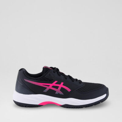 Netburner Ballistic Youth Black Pink Mesh Leather Sneakers