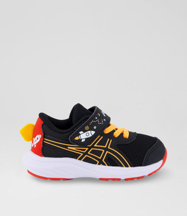 Contend 9 Toddler Black Orange Pop Mesh Sneakers