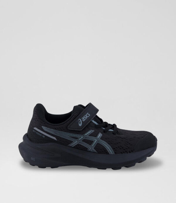 Gt 1000 13 Junior Black Grey Mesh Sneakers