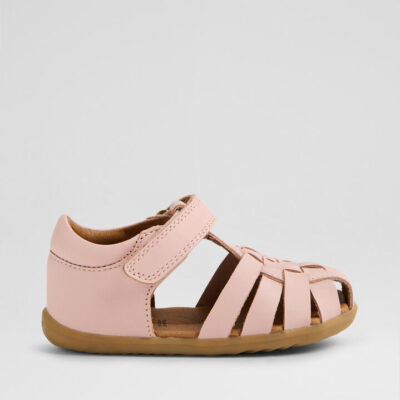 Su Harbor Toddler Ballet Pink Leather Sandals