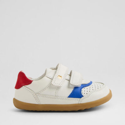 Su Hunter Toddler White Salsa Leather Flat Shoes